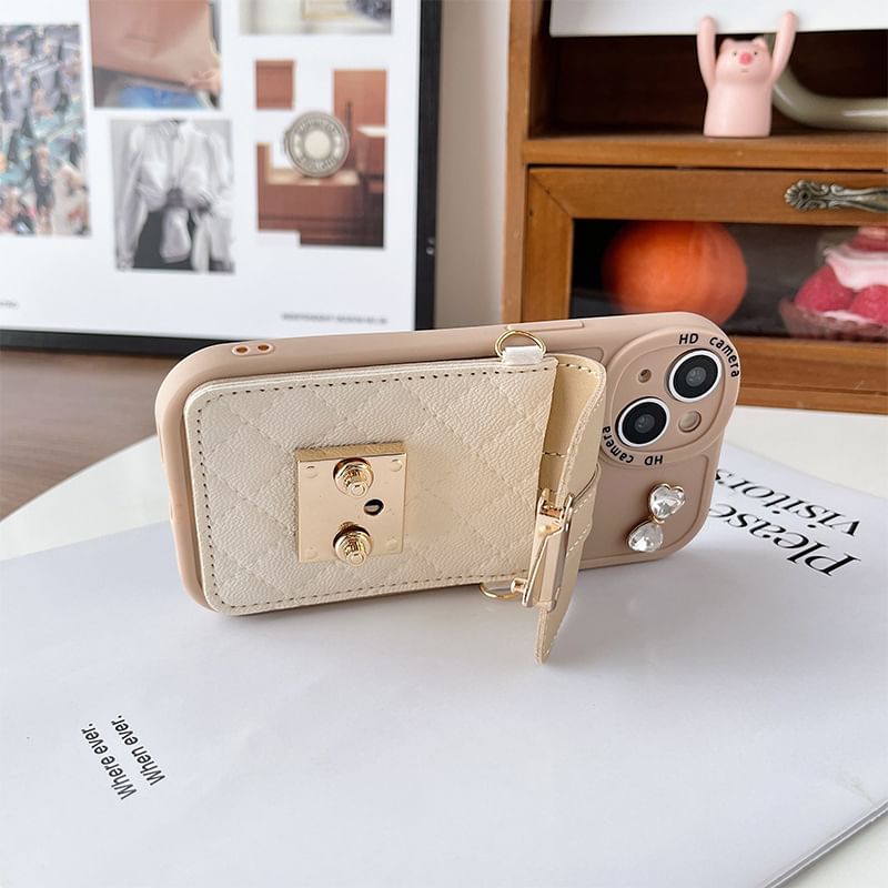Card Buckled Phone Holder Case