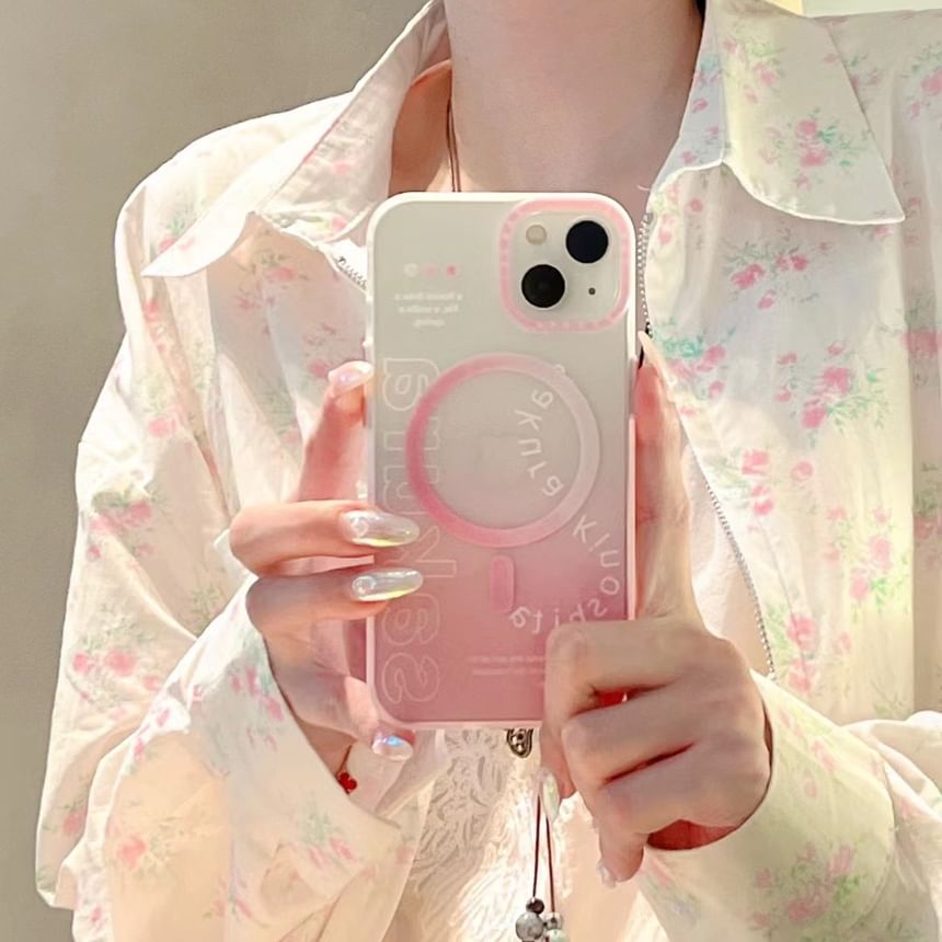 Phone Case Lettering MagSafe Gradient