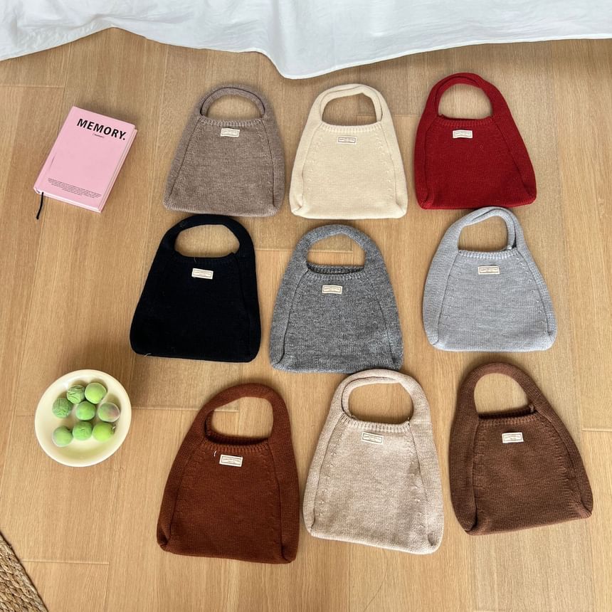 Plain Bag Knit Tote
