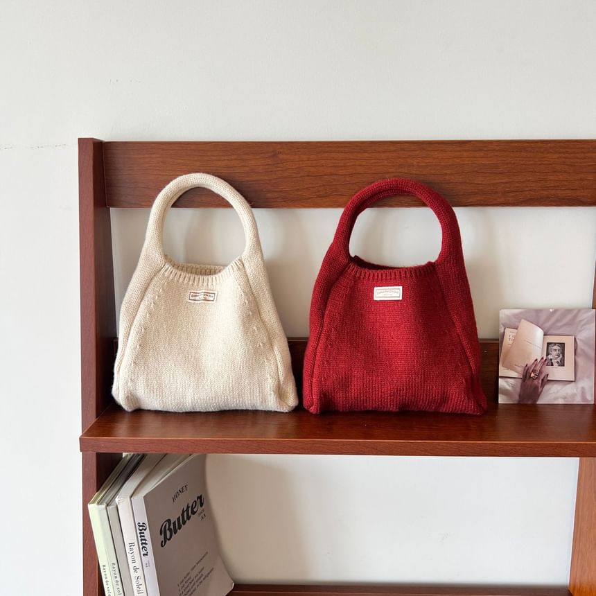 Plain Bag Knit Tote