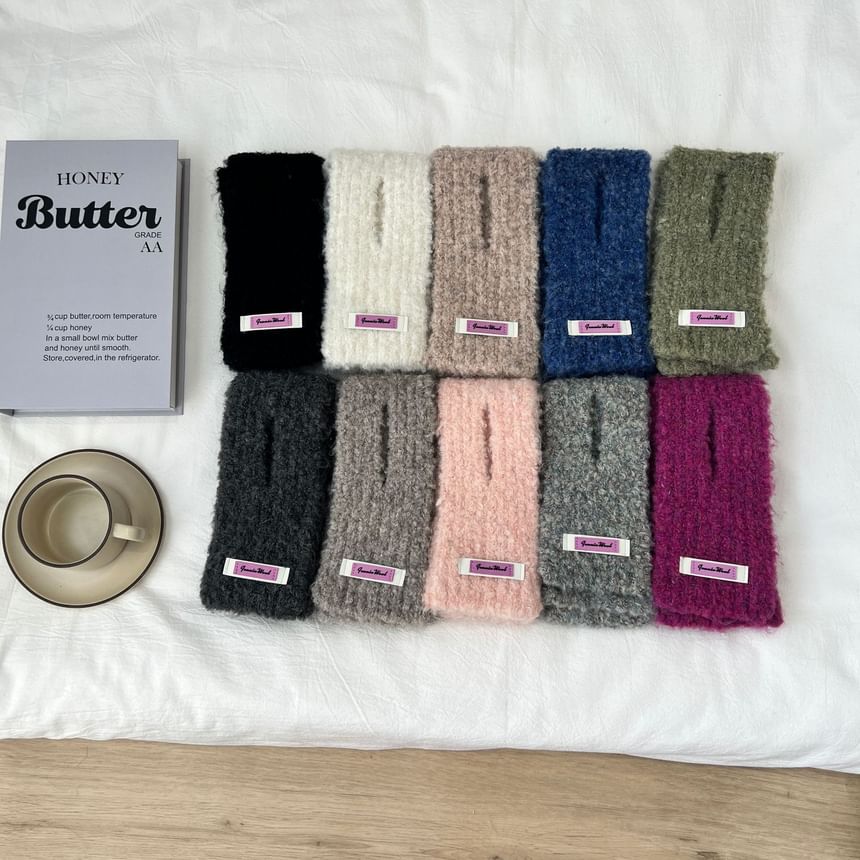 Scarf Light Knit Criss Cross