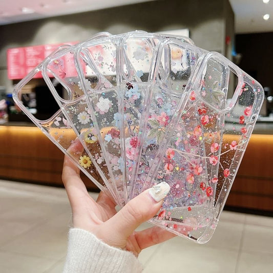 Floral Butterfly Transparent Phone Case For iPhone 12/12 Pro, 12 Pro Max, 13, 13 Pro, 13 Pro Max, 14, 14 Plus, 14 Pro, 14 Pro Max, 15, 15 Pro, 15 Pro Max