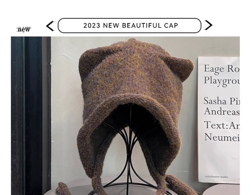 Cat Ear Earflap Hat