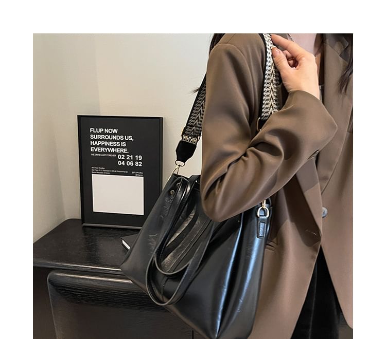 Faux Leather Bag Tote