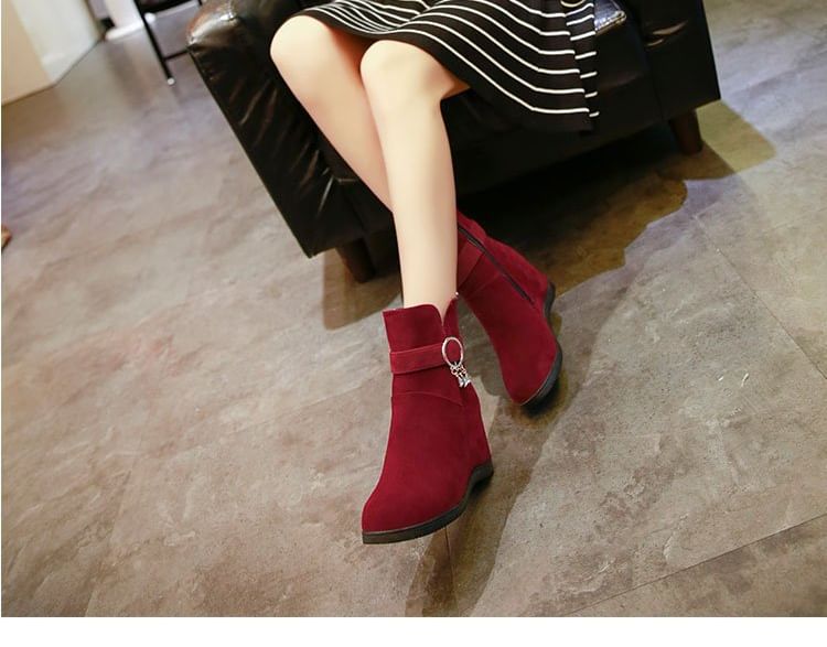 Boots Short Snow Hidden-Wedge