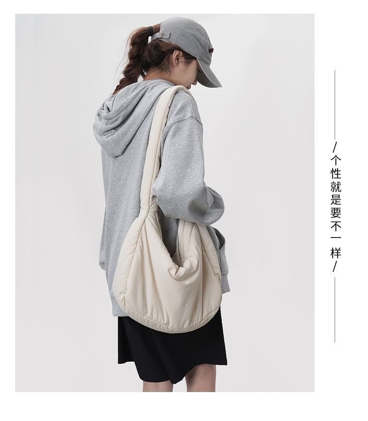 Plain Puffer Shoulder Bag