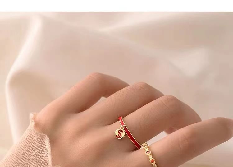 Rhinestone Thin Ring