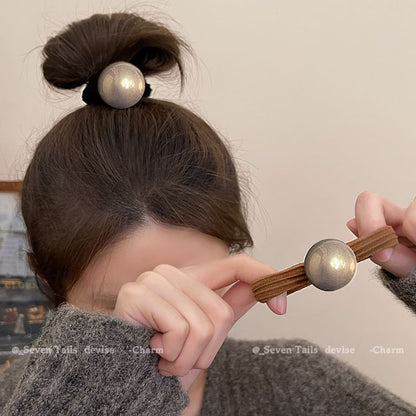 Faux Pearl Hair Tie / Set