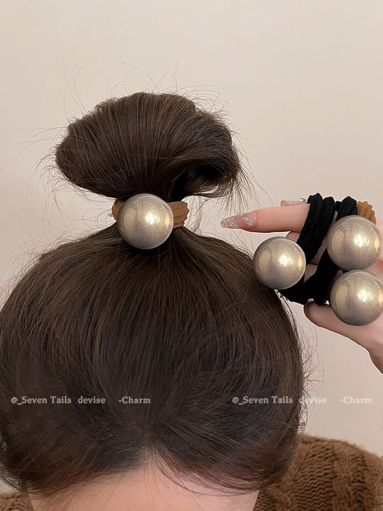 Faux Pearl Hair Tie / Set