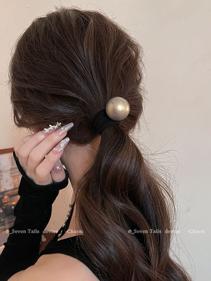 Faux Pearl Hair Tie / Set