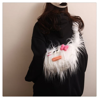 Cartoon Fluffy Crossbody Bag