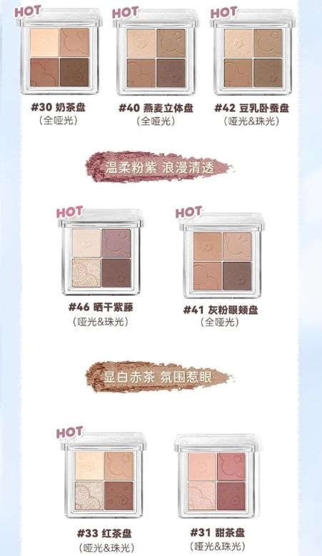 NEW 4 Shades Eyeshadow