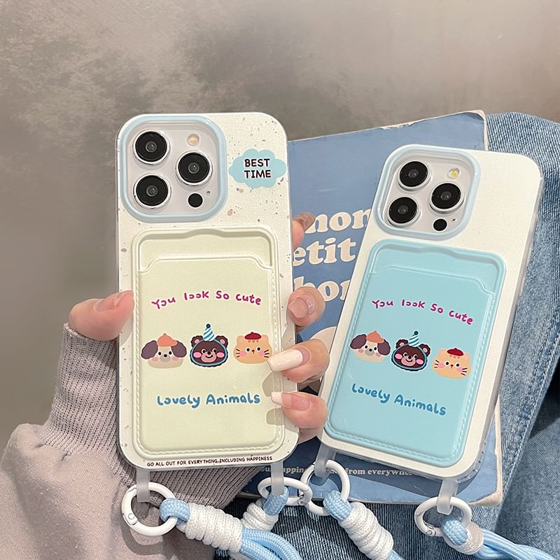 Animal Case Phone Holder Card