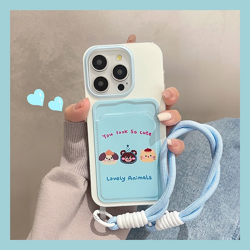 Animal Case Phone Holder Card