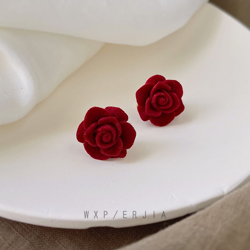 Cuff Ear Alloy Rose Flocking