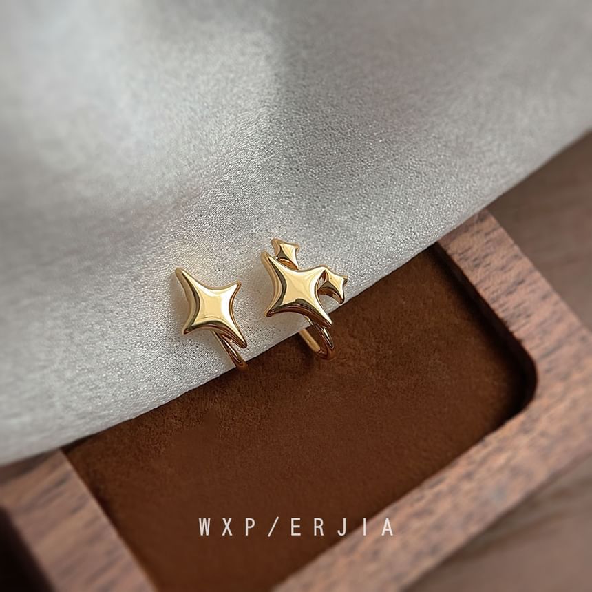 Ear Alloy Asymmetrical Star Cuff