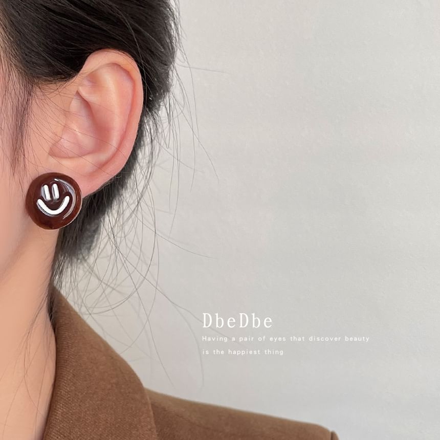 Acetate Cuff Ear Smiley Asymmetrical