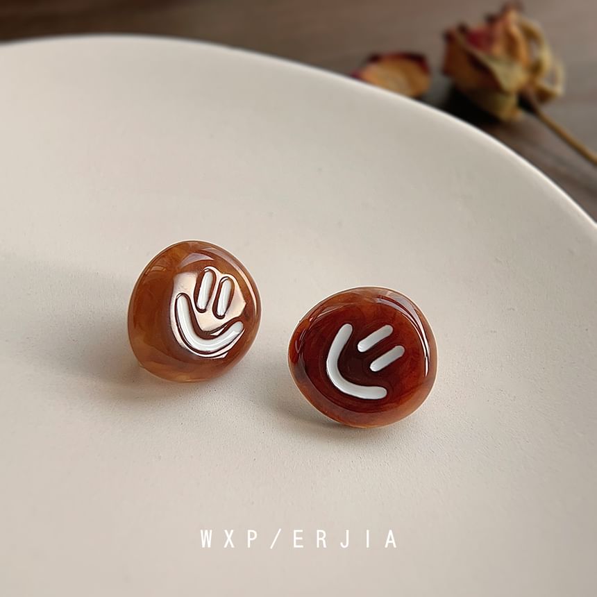 Acetate Cuff Ear Smiley Asymmetrical