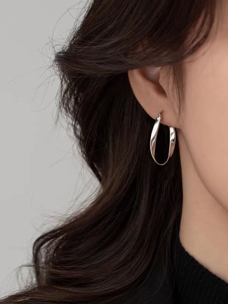 Sterling Silver Hoop Earring