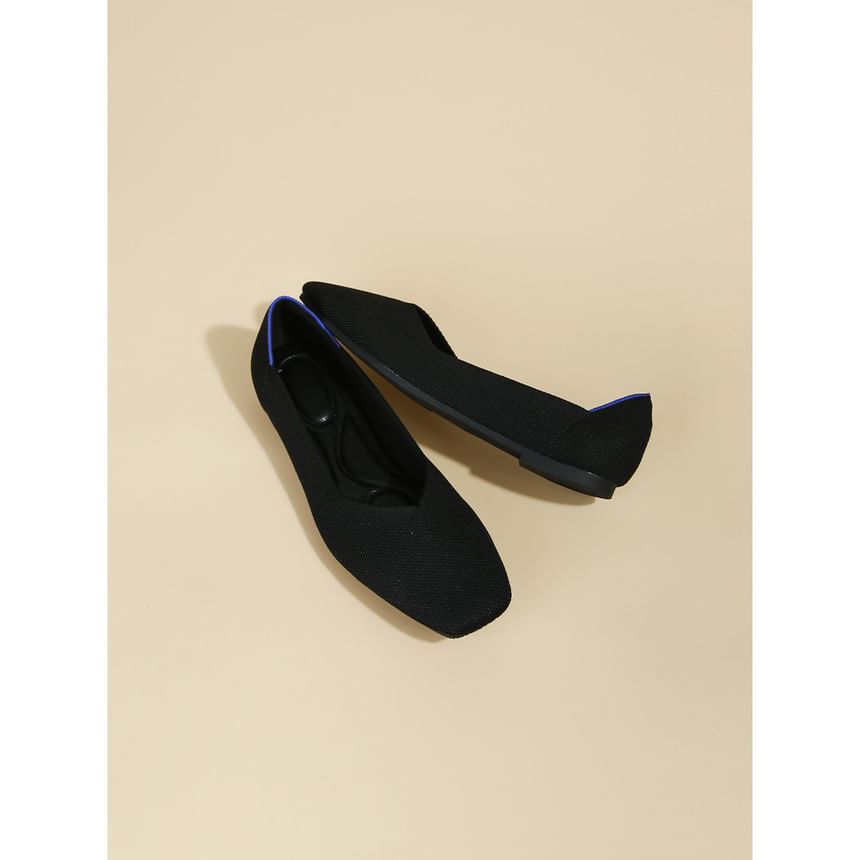 Square Flats Toe Woven