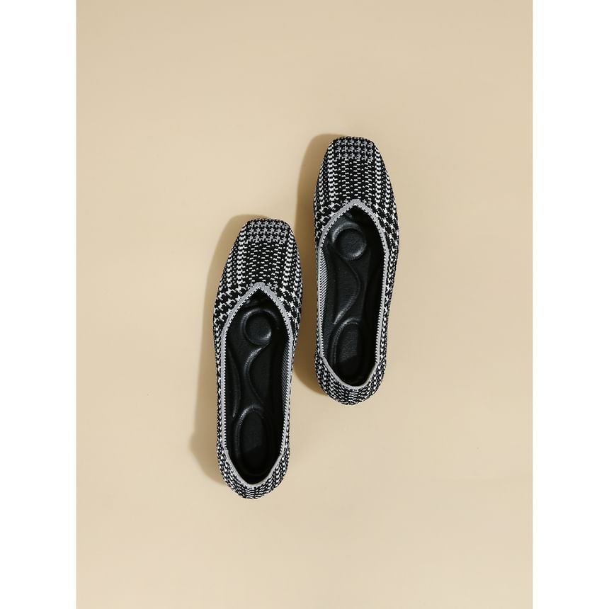 Square Flats Toe Woven
