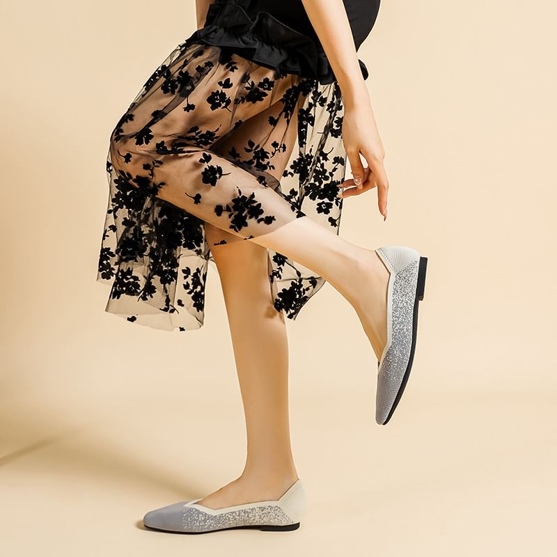 Woven Two Flats Tone