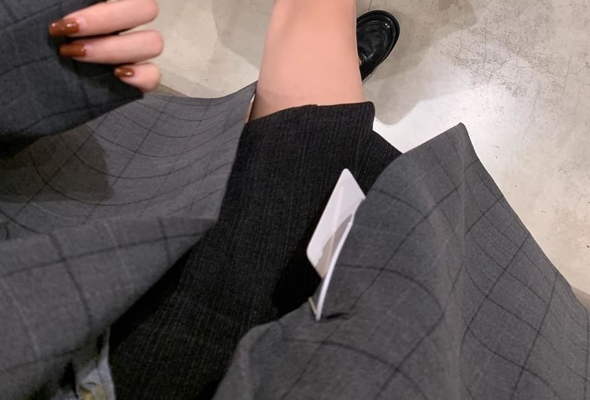 Faux Metal Leather Accent Loafers