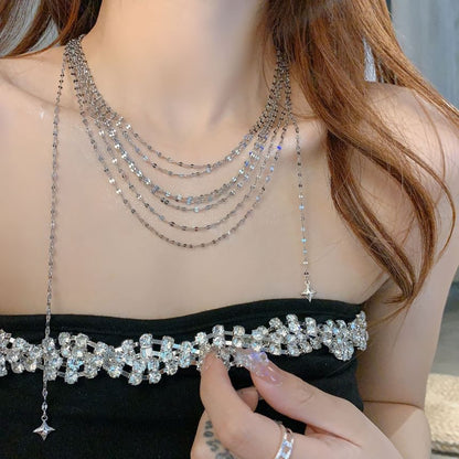 Rhinestone Necklace / Leg Chain