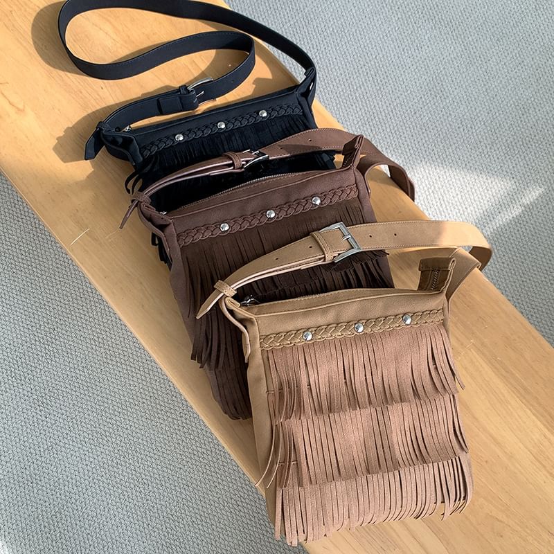 Fringed Crossbody Bag