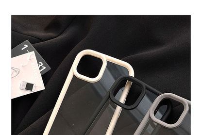 Transparent Back Phone Case - iPhone 15 Pro Max / 15 Pro / 15 Plus / 15 / 14 Pro Max / 14 Pro / 14 Plus / 14 / 13 Pro Max / 13 Pro / 13 / 13 mini / 12 Pro Max / 12 Pro / 12 / 12 mini / 11 Pro Max / 11 Pro / 11