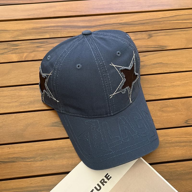 Embroidered Star Cap