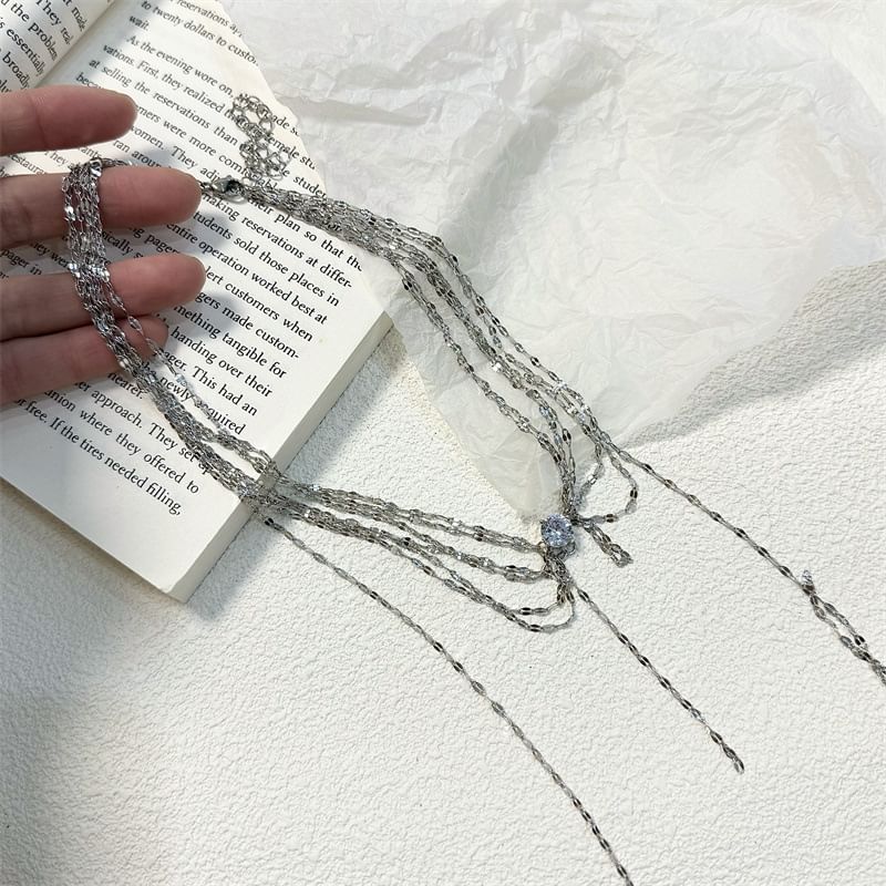 Choker Layered Rhinestone