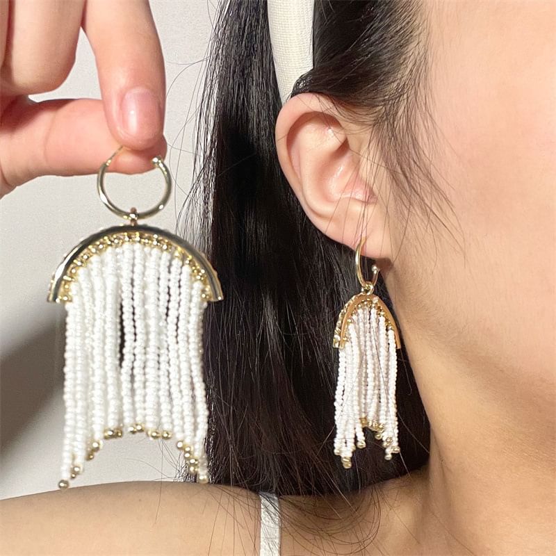 Earring Beaded Fringed