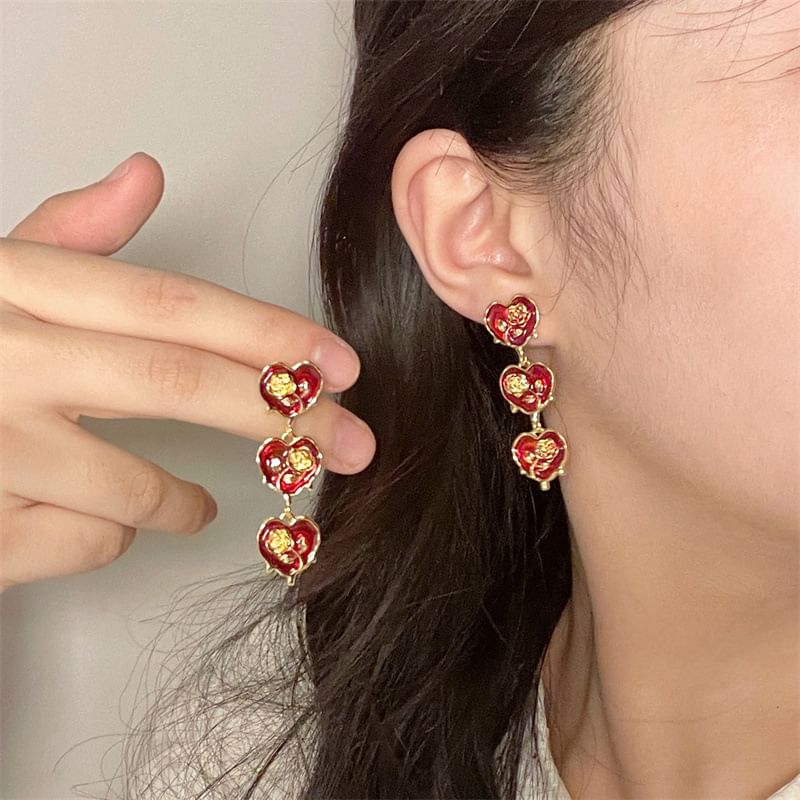 Heart Earring Drop