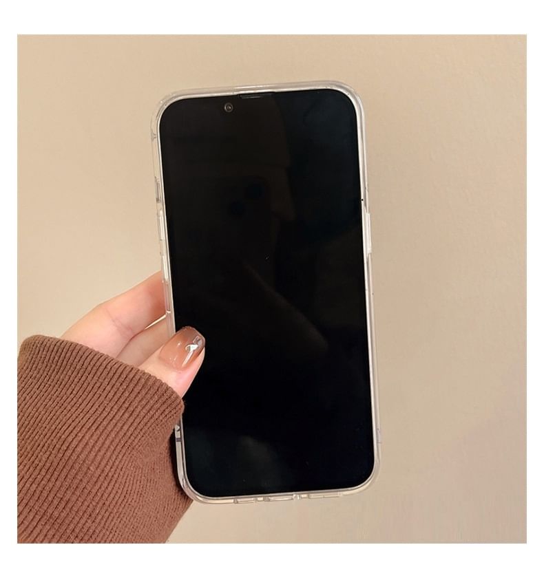 Pom Phone Case Ribbon Bell Animal