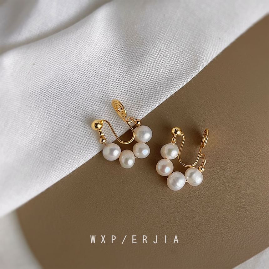 Faux Clip-On Earring Pearl