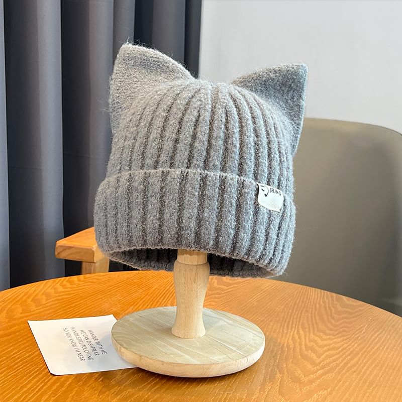 Knit Beanie Cat Ear