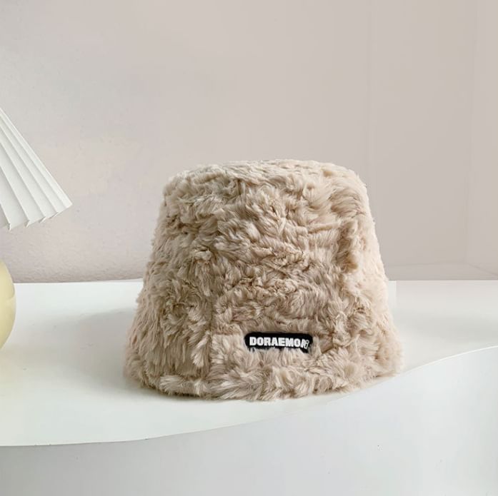 Bucket Hat Lettering Fleece