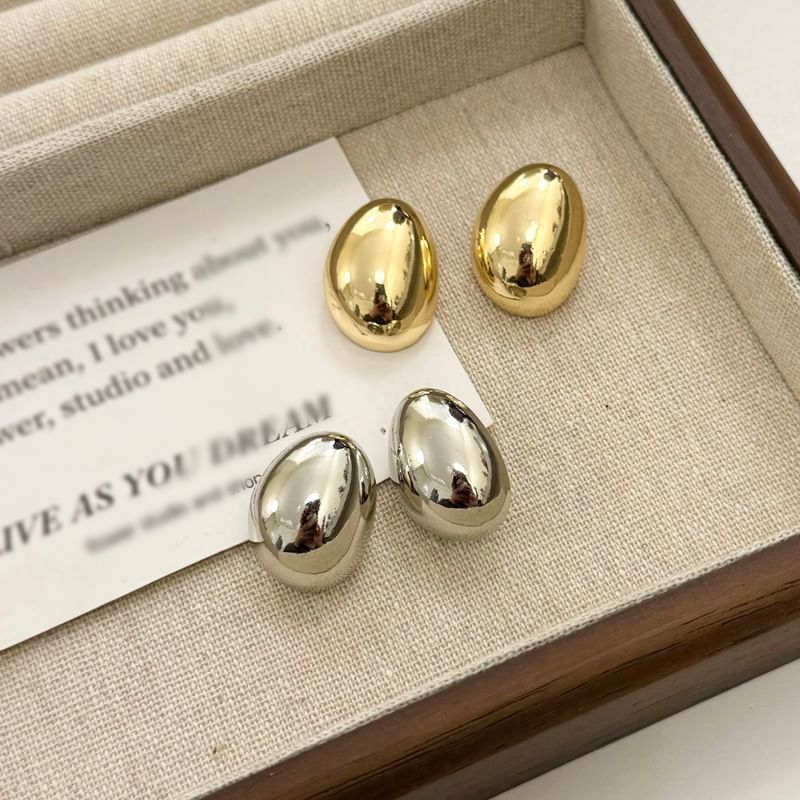 Earring Drop Alloy Thick