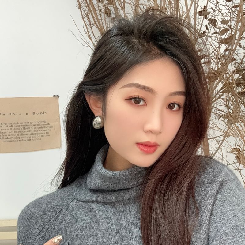 Earring Drop Alloy Thick