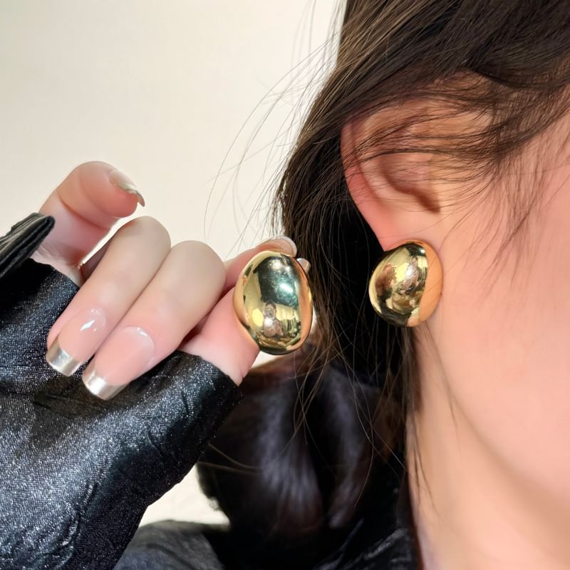 Earring Drop Alloy Thick