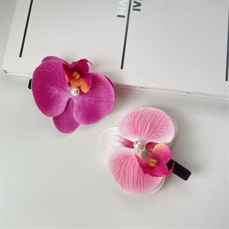 Clip Fabric Hair Floral