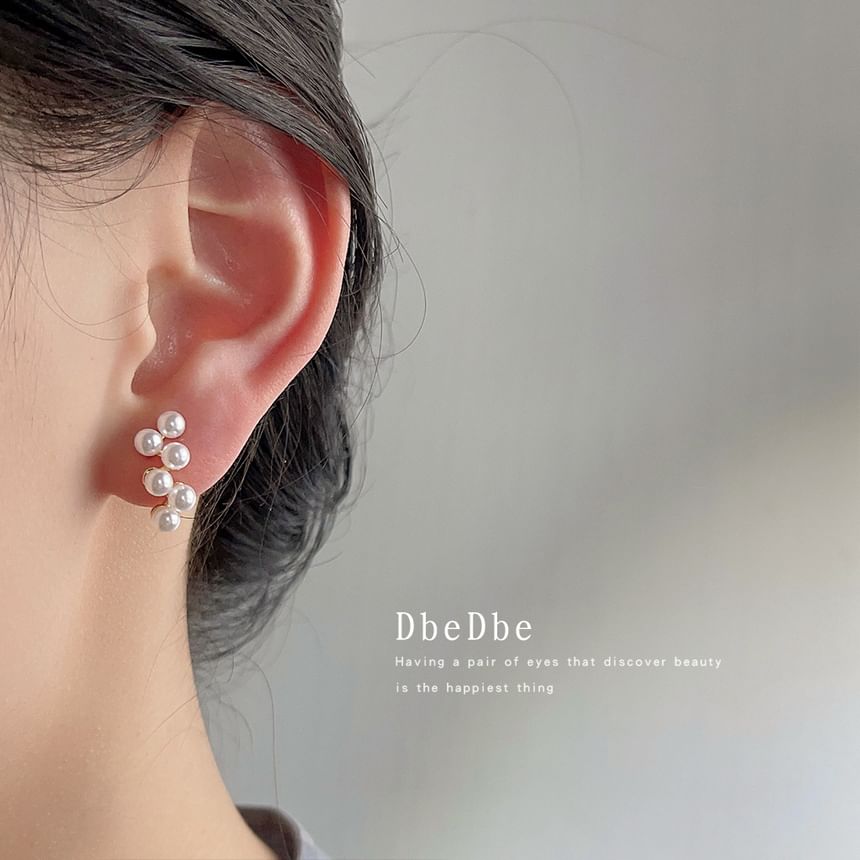 Cuff Ear Pearl Alloy Faux