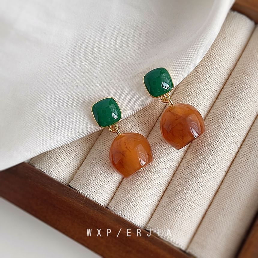 Earring Drop Resin Alloy