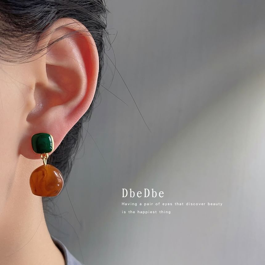 Earring Drop Resin Alloy