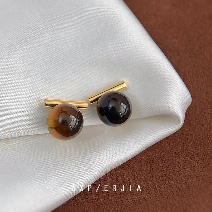 Faux Gemstone Ear Cuff Alloy Bead