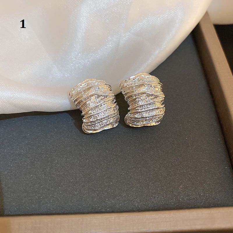 Tone Earring (Various Designs) Silver