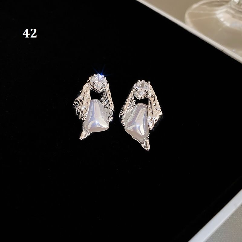 Designs) Tone Earring Silver (Various