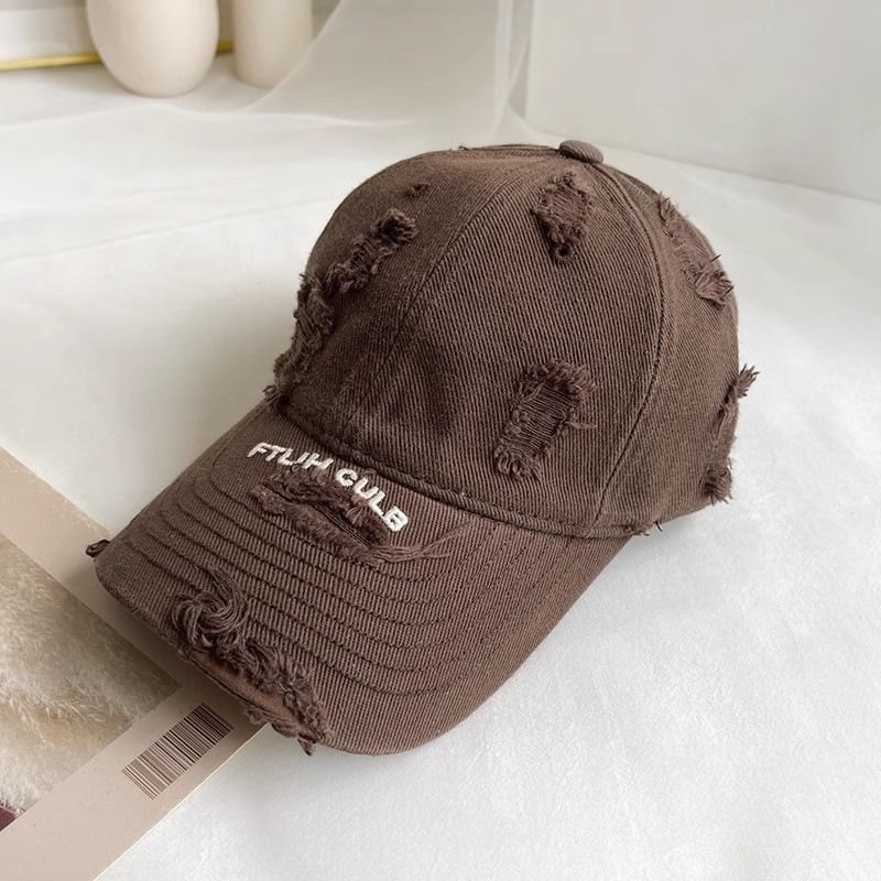 Baseball Distressed Lettering Cap