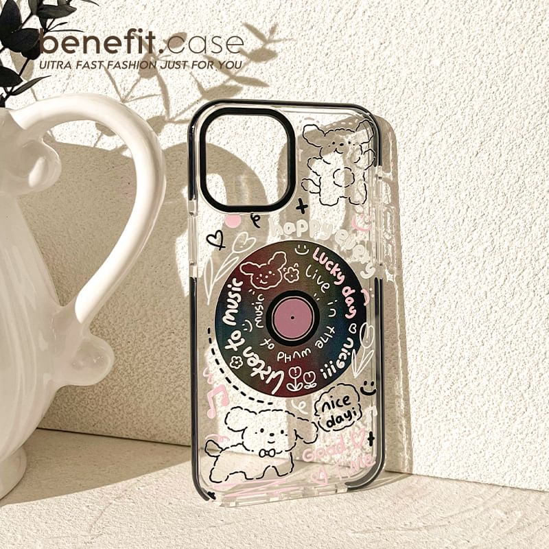 Vinyl Record Phone Animal Case